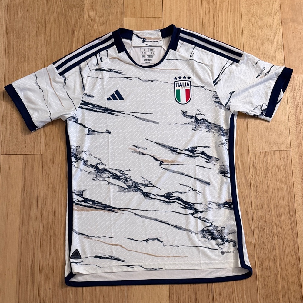 Adidas Italy 23/24 Away Jersey Men’s Large New Without Tags White